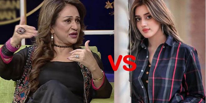 Bushraf Ansari and Jannat Mirza scold each other