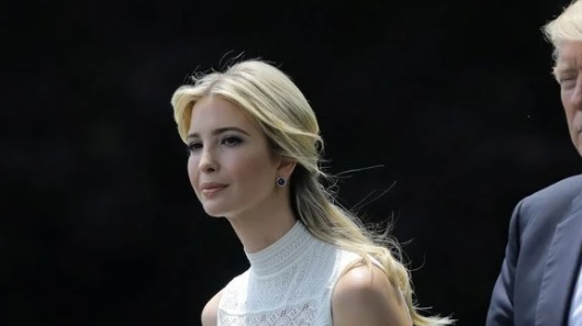 Ivanka Trump with her father Donald Trump