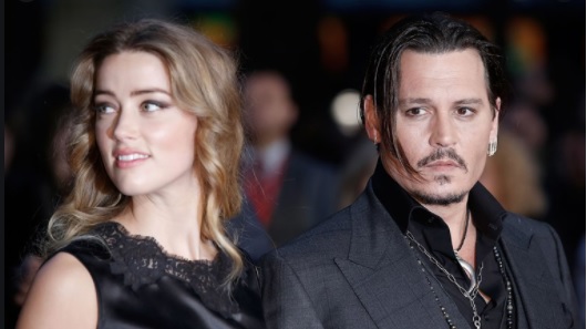 Johny Depp and his wife