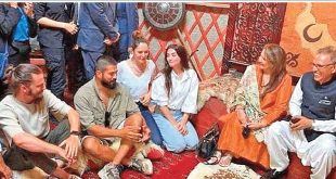 President Arif Alvi met with Kurulus Usman Cast