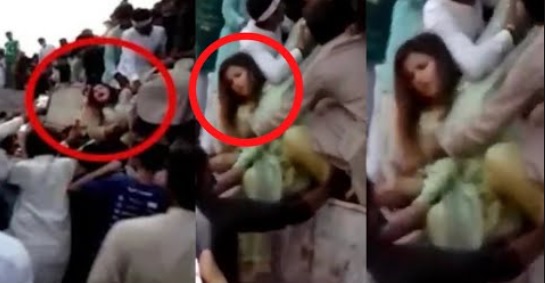Girl harassed at Minar-e-Pakistan Lahore