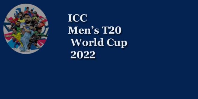ICC T20 world cup 2022 schedule