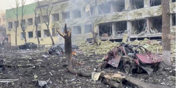 Sultan Suleman mosque shelled in Mariupol Ukraine