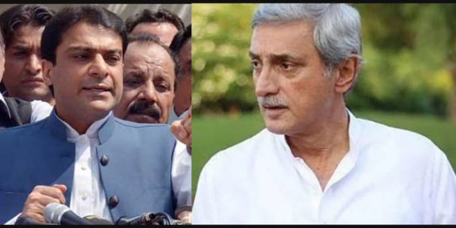 Jehangir Tareen to support Hamza Shahbaz for Punjab CM
