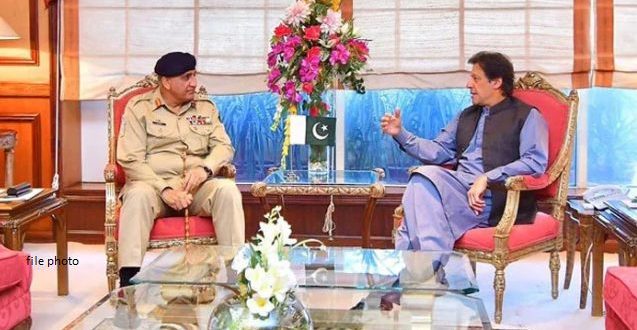 Imran Khan Gen Bajwa meeting
