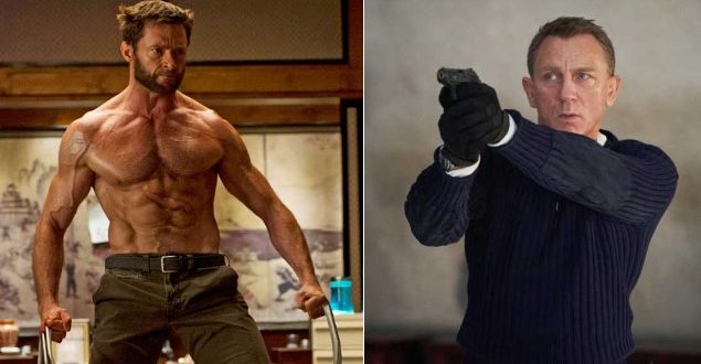 Hugh Jackman (Wolverine) as James Bond