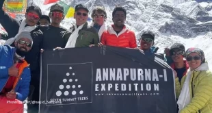 Shehroze Kashif, Naila Kianai reach Annapurna Mount