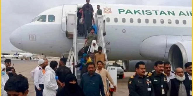 Pakistanis being evacuated from Sudan