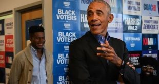 Obama asking for black men votes for Kamal Harris