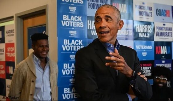 Obama asking for black men votes for Kamal Harris