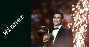 Rodri wins Men's Ballon D'Or award