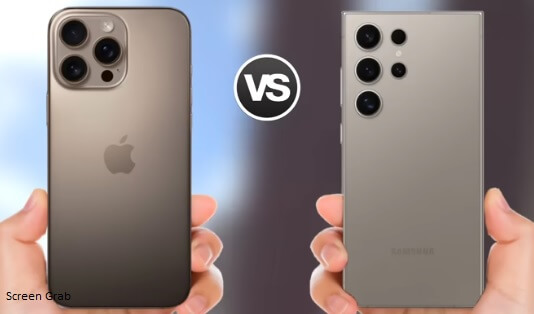 iphone 16 plus vs Samsung S24 Ultra