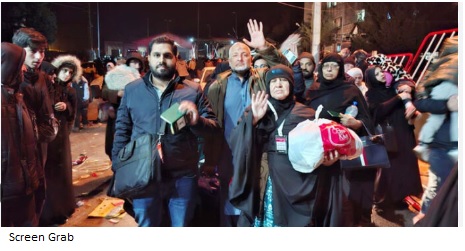 Pakistanis reach Beirut from Syria