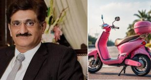 Pink scooter and taxi service for women in Karachi