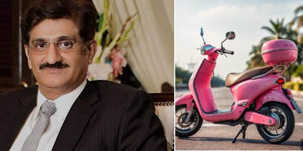 Pink scooter and taxi service for women in Karachi