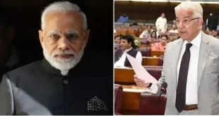 Khawaja Asif criticize Narindra Modi