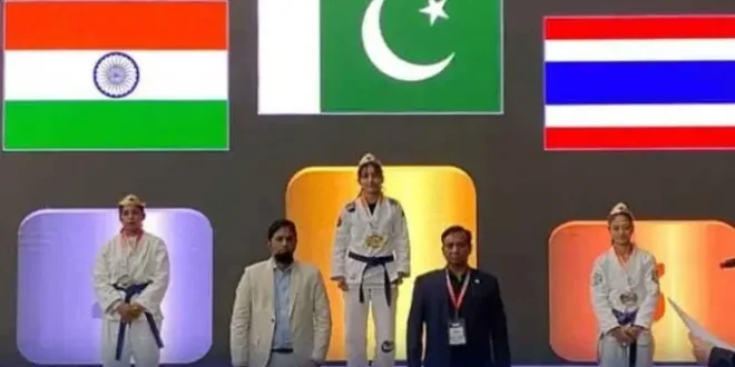 Bano Kousar wins gold at Asian Jiu Jitsu