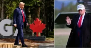 Trump walks out of G7 summit