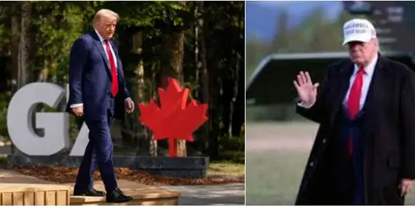 Trump walks out of G7 summit