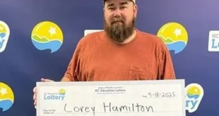north carolina man wins lottery ticket