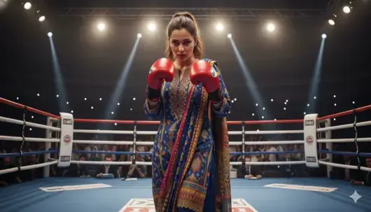 Pakistani actress Hania Amir to start boxing career under WB O world champion Uzair Waseem