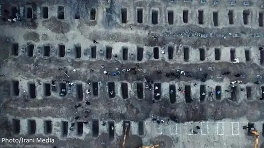 Iran FM shares image of 160 schoolgirls' graves