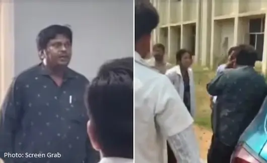 indian medical professor beaten by students for proposing to his student in class