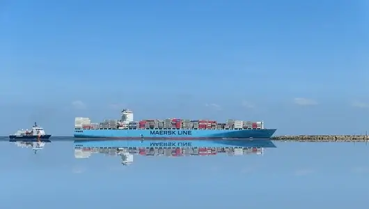 Karachi Port with cargo ships and containers highlighting Pakistan emerging as a global trade hub due to changing shipping routes