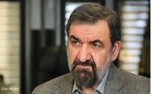 Mohsen Rezaei, senior military advisor to Iran's Supreme Leader Ayatollah Mojtaba Khamenei, speaks about Strait of Hormuz standoff