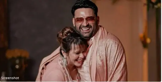 Indian comedian Kapil Sharma speaking about late Pakistani comedy legend Amanullah Khan during his Netflix show