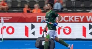 Pak Hockety team world cup 2026 journety started with protective gear blunder