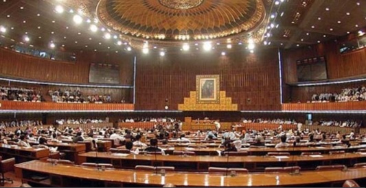 Pakistani Parliament joint session pass election amendment bill 2021
