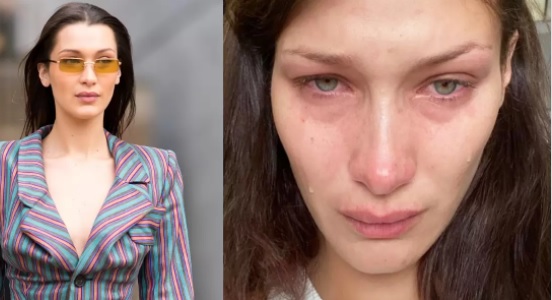Bella Hadid depressive looks