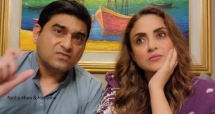 Nadia Khan and her husband