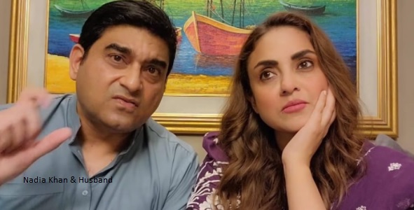 Nadia Khan and her husband
