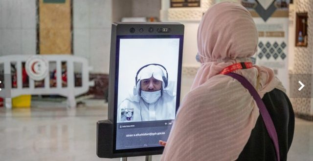 Guidance Robots in Grand Mosque Mekkah