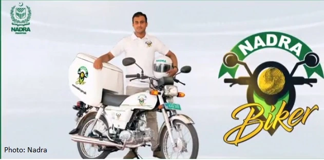 Nadra biker service in karachi