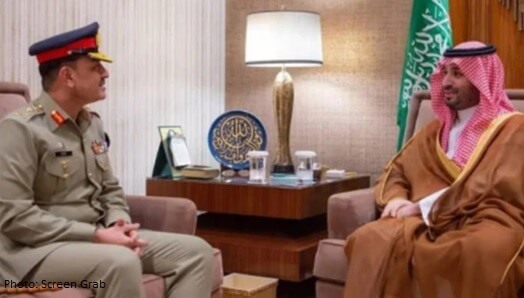 Gen Asim Munir met Saudi Crown Prince